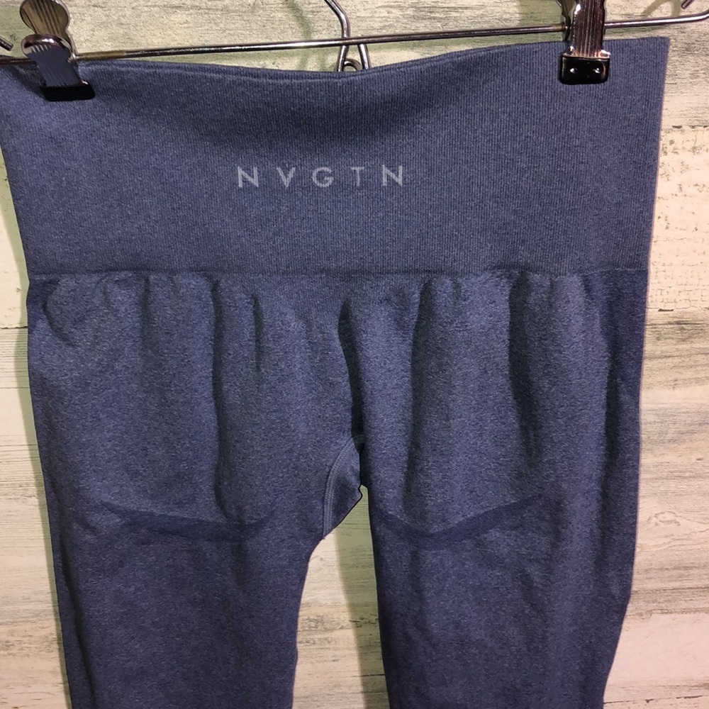NVGTN Contour Seamless Leggings (Royale) purple color size small workout gym - Picture 5 of 6